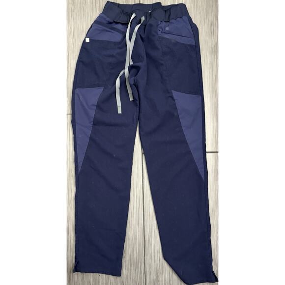 Figs Women’s Navy Blue Technical Collection Scrub Pants Size Small - Picture 1 of 7